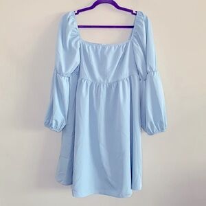 Exlura Square Neck Mini Dress